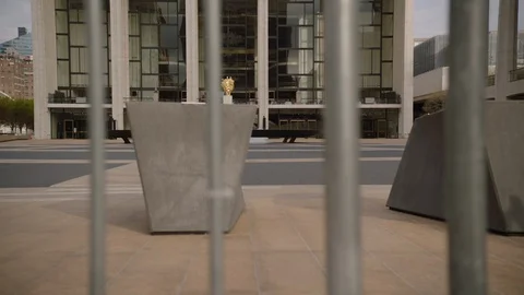 Metropolitan Opera House Closed During Covid-19 Pandemic Stock Footage 130143039