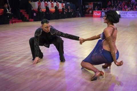 METU Open 2017, WDSF Dance Competition Stock Photos