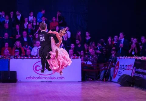 METU Open 2017, WDSF Dance Competition Stock Photos