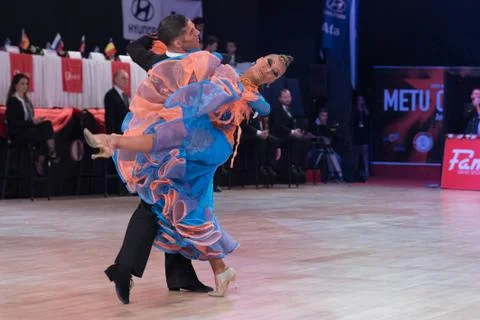 METU Open 2017, WDSF Dance Competition Stock Photos