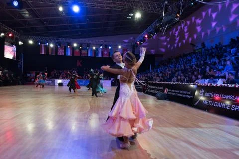 METU Open 2017, WDSF Dance Competition Stock Photos