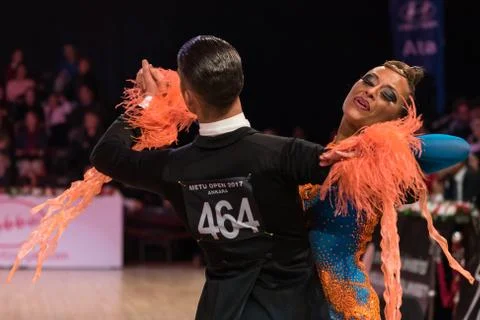 METU Open 2017, WDSF Dance Competition Stock Photos