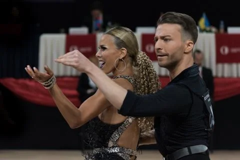 METU Open 2017, WDSF Dance Competition Stock Photos