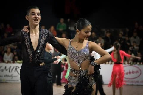 METU Open 2017, WDSF Dance Competition Stock Photos