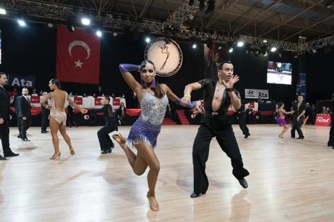 METU Open 2017, WDSF Dance Competition Stock Photos