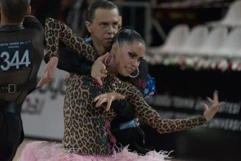 METU Open 2017, WDSF Dance Competition Stock Photos