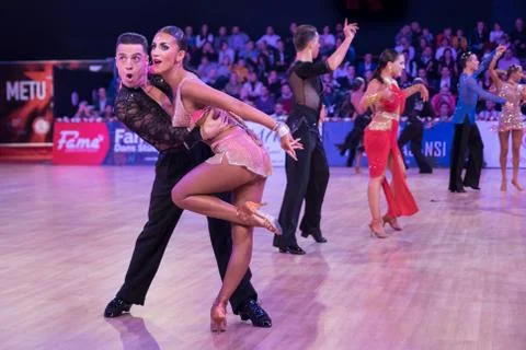 METU Open 2017, WDSF Dance Competition Stock Photos
