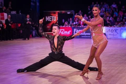 METU Open 2017, WDSF Dance Competition Stock Photos