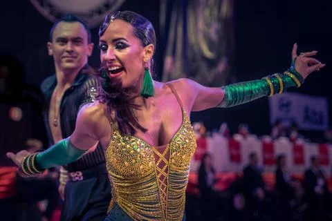 METU Open 2017, WDSF Dance Competition Stock Photos