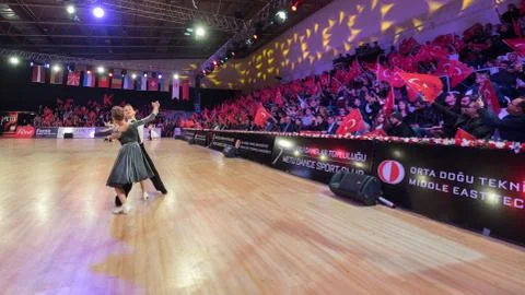 METU Open 2017, WDSF Dance Competition Stock Photos