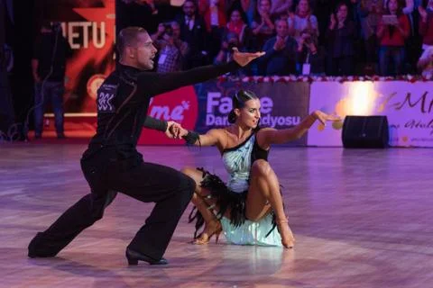 METU Open 2017, WDSF Dance Competition Stock Photos
