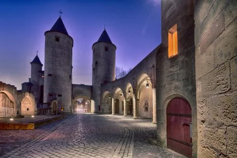 Metz by night Foto stock