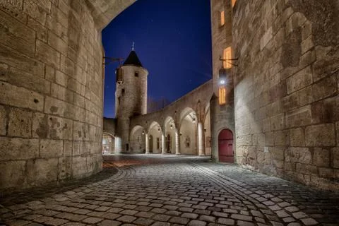 Metz by night Foto stock