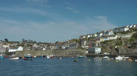 Mevagissey, Cornwall, UK Stock Footage 24685899