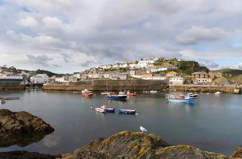 Mevagissy Cornwall Stock Photos