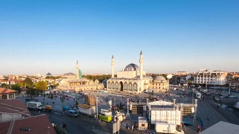 Mevlana museum Vídeo Stock 80428051