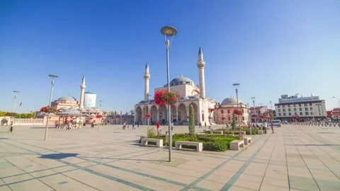 Mevlana museum hyperlapse Video stock 154509501