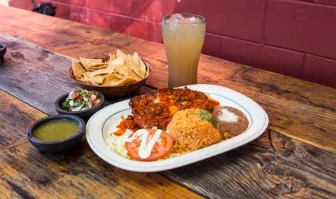 Mexica meal Foto stock