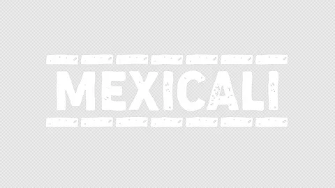 Mexicali. Animated text. 4K video. Transparent Alpha channel. Stock Footage 156776808