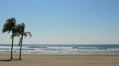 Mexican beach 1 库存影片 22141527