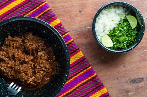 Mexican Beef Barbacoa Stew, Traditional Mexican Food Stock Photos