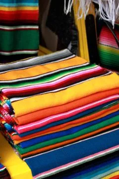 Mexican blankets Stock Photos