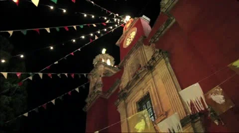 Mexican Celebration Night Stock Footage 10600104