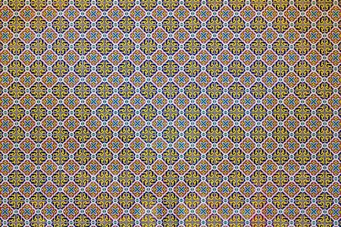 Mexican Ceramic Mosaic Wall. Tile Background Stock Photos