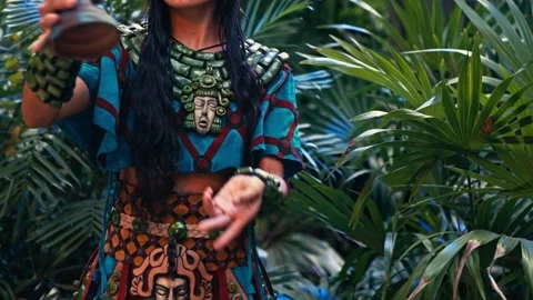Mexican Chichen Itza Mayan Tribe Member Editorial People Person Indigenous Видео 280704769