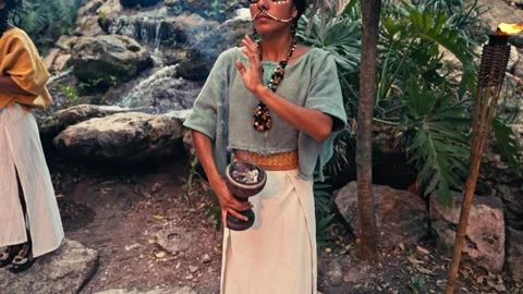 Mexican Chichen Itza Mayan Tribe Member Editorial People Person Indigenous 動画素材 280704790