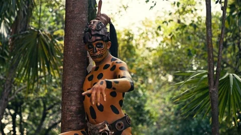 Mexican Chichen Itza Mayan Tribe Member Editorial People Person Indigenous Vídeos de archivo 280704800