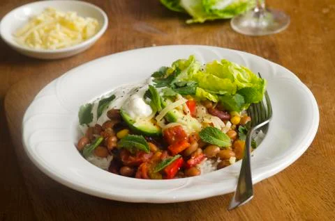 Mexican chilli beans Stock Photos