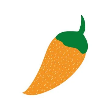 Mexican chilli flat style icon vector design イラスト素材