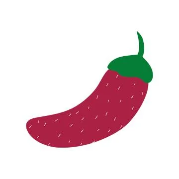 Mexican chilli flat style icon vector design イラスト素材