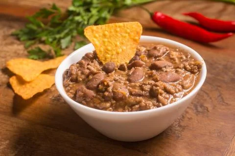 Mexican Chilly Beans Stock Photos