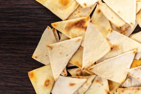 Mexican corn chips closeup Stock-Fotos