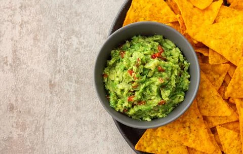 Mexican corn chips nachos Stock Photos