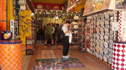 Mexican custom Tiles Stock Footage 50607815