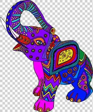 Mexican Elephant Stock Illustration