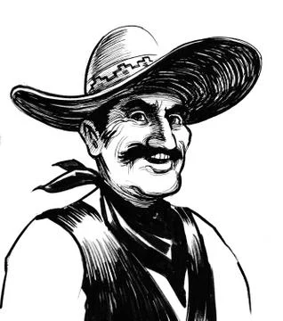 Mexican farmer Stock Illustration