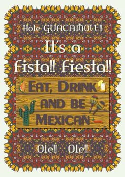 Mexican festive poster template Stock Illustration