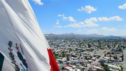 MEXICAN FLAG DAY Stock Footage 108748921