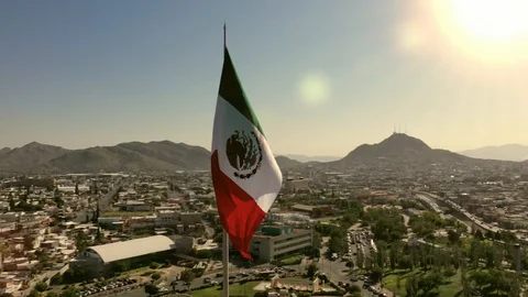 Mexican Flag Day Stock Footage 115200439