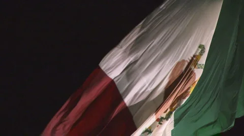 Mexican flag Видео 1066891