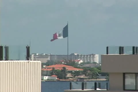 Mexican Flag Stock-Footage 14807294