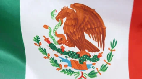 Mexican Flag Video stock 25268448