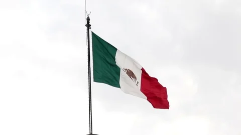 Mexican flag Video stock 84776622