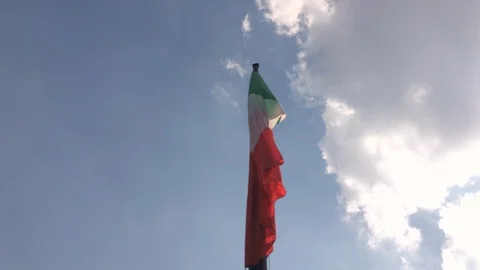 Mexican Flag Stock Footage 85584205