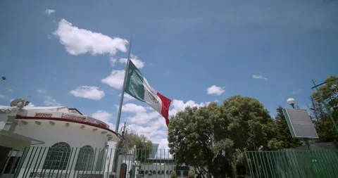 Mexican Flag Stock Footage 139241906