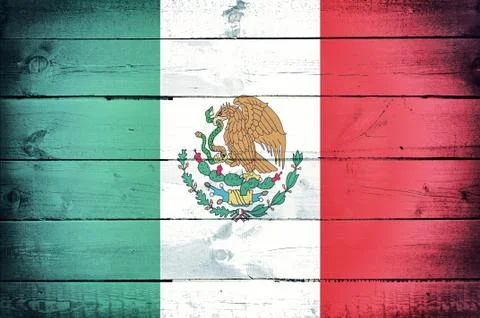 Mexican flag Foto stock